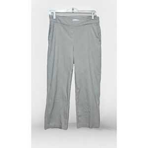 Maison d'Amelie Paris Crop Ankle Pants Pinstripe‎ Blue White Women's Size 4